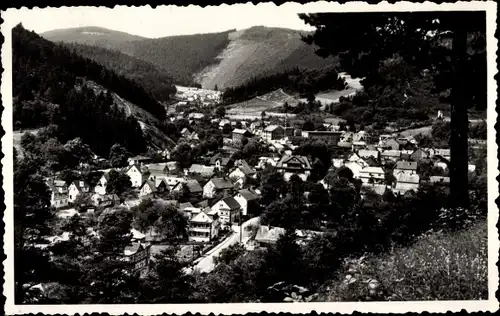 Ak Sitzendorf in Thüringen, Blick vom Sommerberg, Panorama