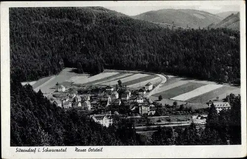 Ak Sitzendorf in Thüringen, Ortspanorama von neuem Ortsteil