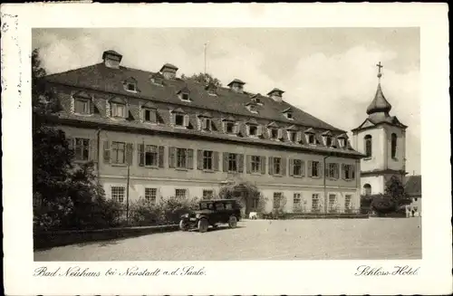 Ak Bad Neuhaus Bad Neustadt an der Saale Unterfranken, Schloss Hotel
