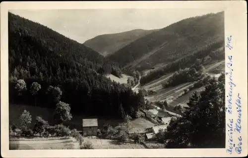 Ak Unterweißbach Thüringen, Ortspanorama