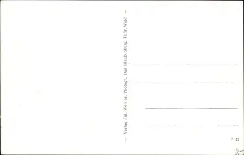 Ak Bad Blankenburg in Thüringen, Burg Greifenstein