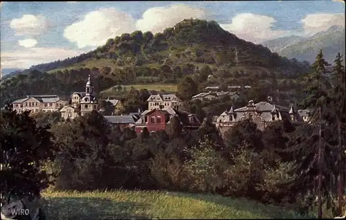 Ak Bad Blankenburg im Kreis Saalfeld Rudolstadt, Ruine Greifenstein, WIRO 2477 A