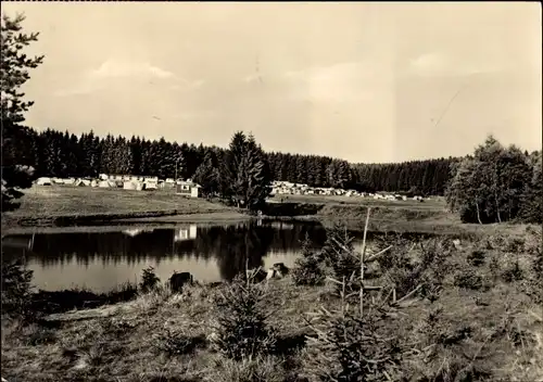 Ak Catterfeld Leinatal in Thüringen, Campingplatz Paulsteich