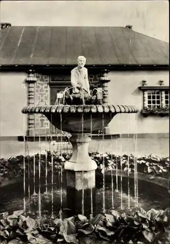 Ak Brandenburg an der Havel, Brunnen Fritze Bollmann