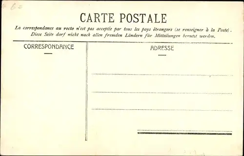 Ak Genève Genf Schweiz, Hotel des Postes und Rue du Mont-Blanc