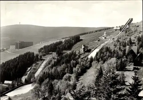 Ak Oberwiesenthal im Erzgebirge, Sprungschanze