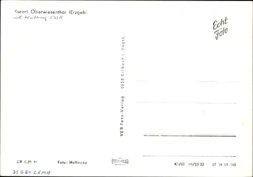 Ak Oberwiesenthal im Erzgebirge, Sprungschanze