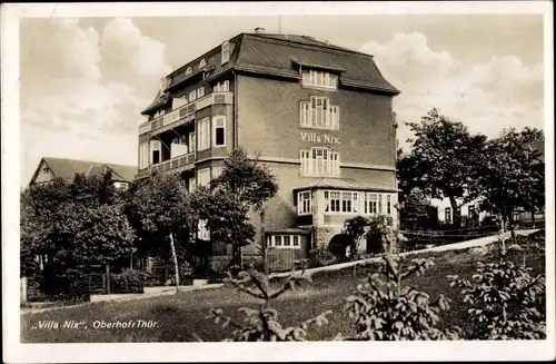 Ak Oberhof im Thüringer Wald, Villa Nix