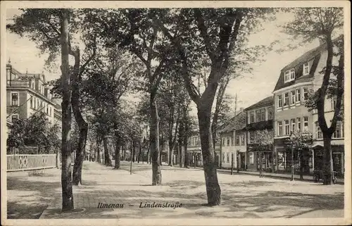 Ak Ilmenau in Thüringen, Lindenstraße