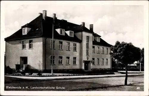 Ak Bleicherode am Harz, Landwirtschaftliche Schule