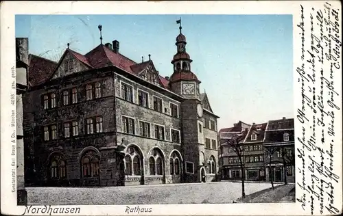 Golden Windows Ak Nordhausen, Rathaus