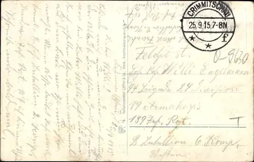 Ak Crimmitschau in Sachsen, Panorama