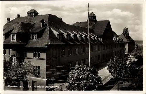 Ak Frankenberg in Sachsen, Hindenburgkaserne