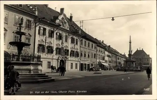 Ak Sankt Veit an der Glan Kärnten, Oberer Platz