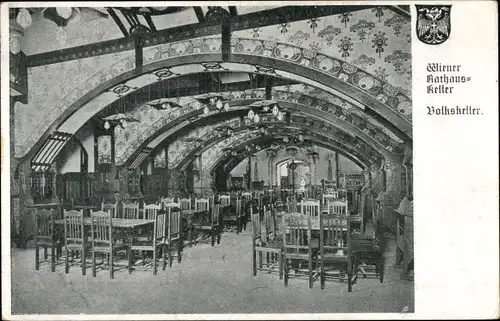 Ak Wien I. Innere Stadt, Rathauskeller, Volkskeller