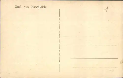 Ak Hirschfelde Werneuchen, Schlosspark Hirschfelde, Plastiken Stier und Eselreiter