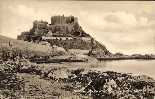 Ak Gorey Jersey Kanalinseln, Schloss Mont Orgueil