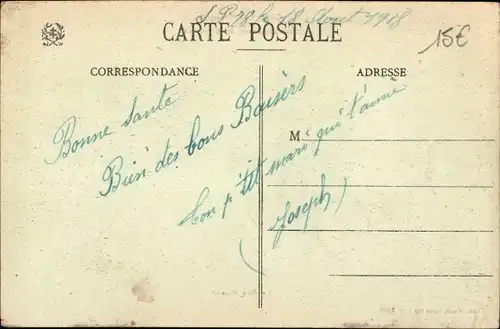 Ak Corcieux Vosges, Arrondissement de Saint Dié, Rue Henry