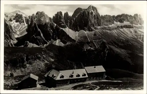 Ak Völs am Schlern Fiè allo Sciliar Südtirol, Rifugio al Monte Pez