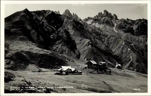 Ak Italien, Rifugio Albergo Dialer verso i Rosszähne, Rif. dell'Alpe di Siusi