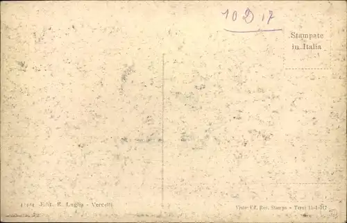 Ak Vercelli Piemonte Italien, Monumento a Garibaldi