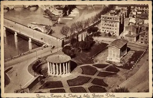 Ak Roma Rom Lazio, Tempio di Vesta e della Fortuna Vitile