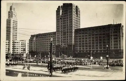 Ak Rio de Janeiro Brasilien, Parada militar