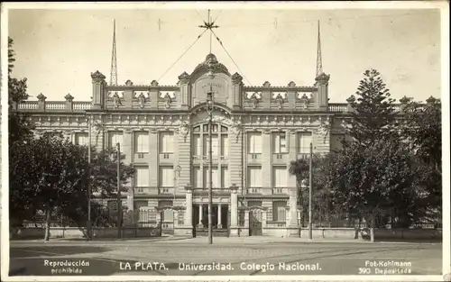 Ak La Plata Argentinien, Universidad, Colegio Nacional