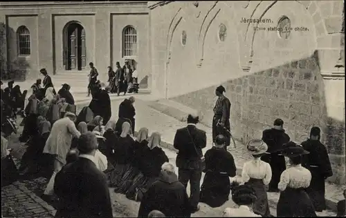 Ak Jerusalem Israel, Station III, 1. Sturz