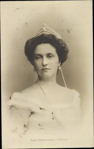 Ak Prinzessin Luise von Österreich Toskana, Portrait