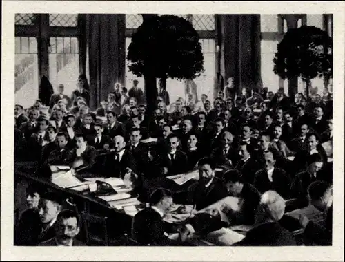 Sammelbild Geschichte der deutschen Arbeiterbewegung Teil III, Bild 15 USPD, KPD, Parteitag 1920