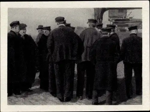 Sammelbild Geschichte der deutschen Arbeiterbewegung Teil III,Bild 33 Streik Hamburger Hafenarbeiter
