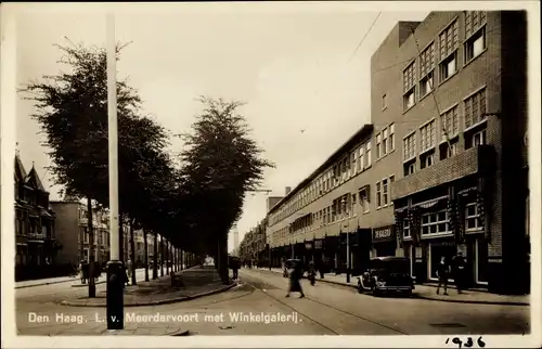 Ak Den Haag Südholland Niederlande, Meerdervoort met Winkelgalerij