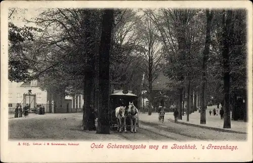 Ak 's Gravenhage Den Haag Südholland, Oude Scheveningsche weg en Boschhek