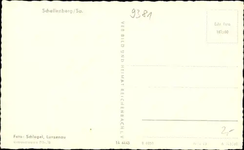 Ak Schellenberg Leubsdorf in Sachsen, Panorama