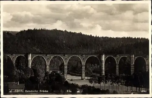 Ak Hetzdorf im Flöhatal Breitenau Oederan Sachsen, Hetzdorfer Brücke