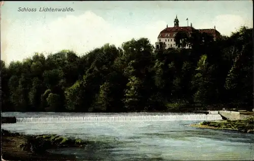 Ak Lichtenwalde Niederwiesa in Sachsen, Schloss Lichtenwalde, Wehr