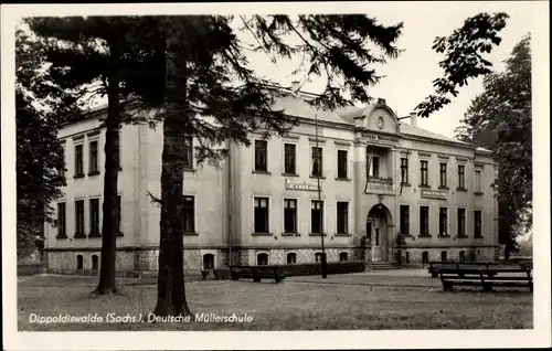 Ak Dippoldiswalde im Erzgebirge, Deutsche Müllerschule