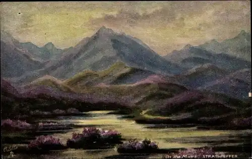 Künstler Ak Strathpeffer Highland Schottland, On the Moors, Tuck 7972