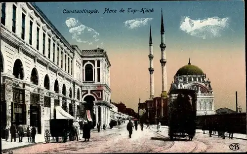 Ak Konstantinopel Istanbul Türkei, Place de Top-Hane