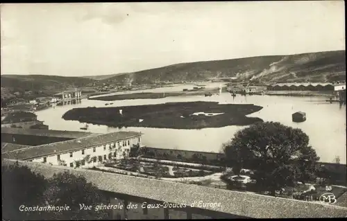 Ak Konstantinopel Istanbul Türkei, Vue générale des Eaux Douces d'Europe