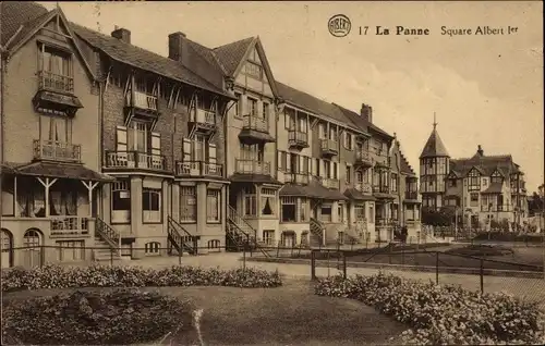 Ak La Panne De Panne Westflandern, Square Albert Ier