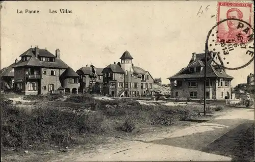 Ak La Panne De Panne Westflandern, Les Villas