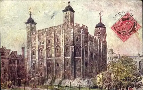 Ak London City England, The White Tower