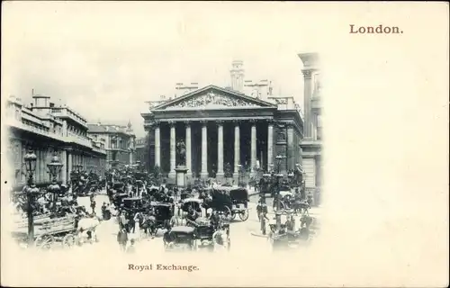 Ak London City England, Royal Exchange