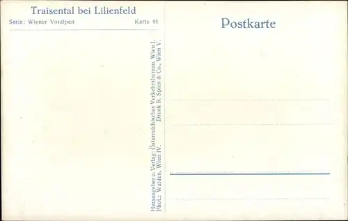 Ak Lilienfeld in Niederösterreich, Traisental, Winter, Wiener Voralpen