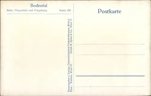 Ak Bodental in Kärnten, Ortsmotiv