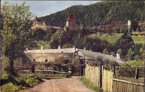 Ak Friesach in Kärnten, Ruine Petersberg