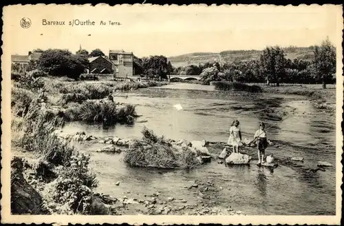 Ak Barvaux s Ourthe Wallonien Luxemburg, Au Terra