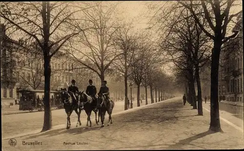 Ak Bruxelles Brüssel, Avenue Louise